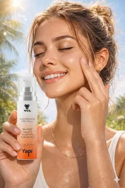 Skincare model