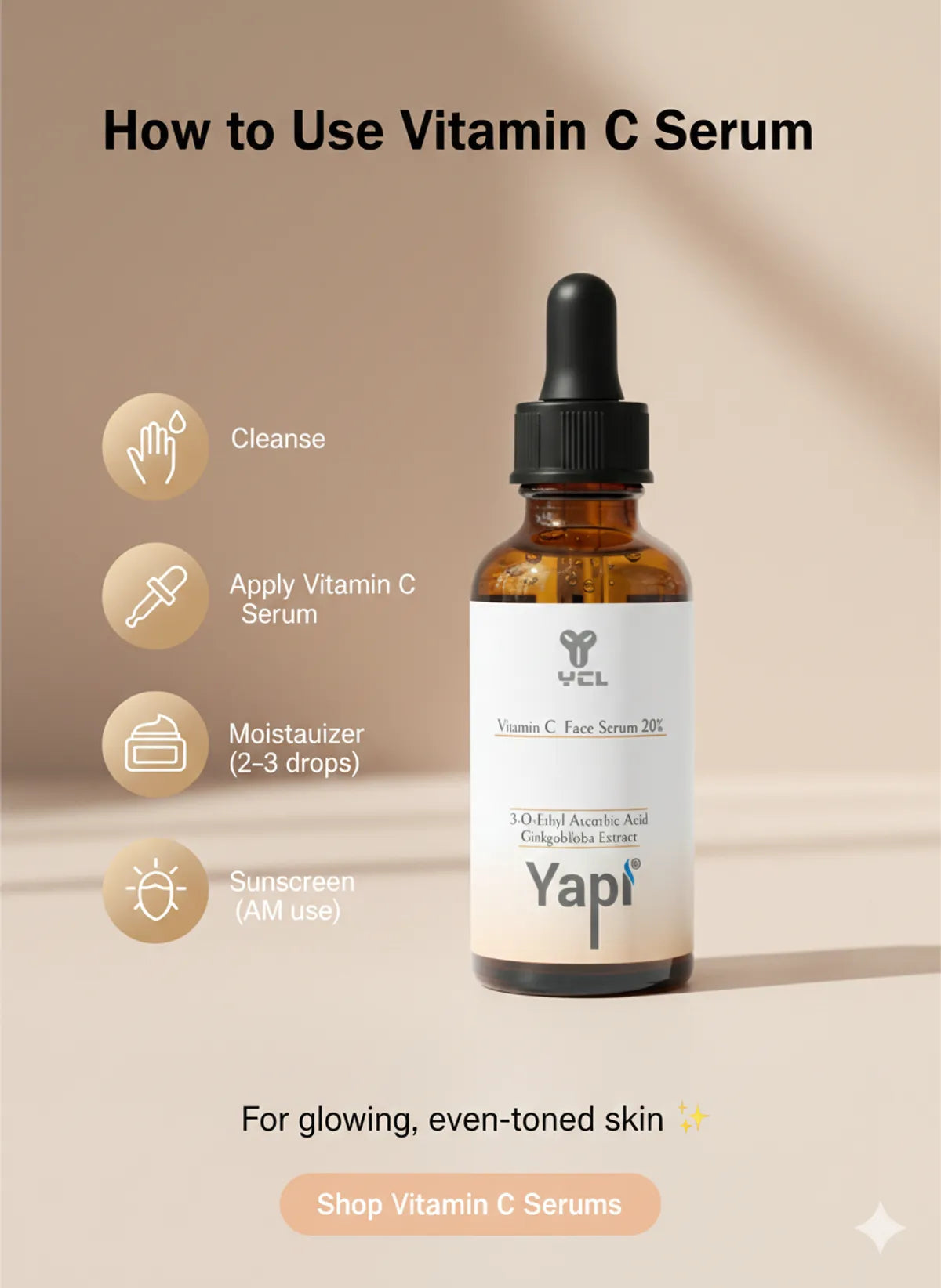 YAPI VITAMIN C SERUM 20% Secondary image